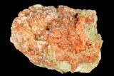 Red-Orange Stilbite Crystal Cluster with Laumontite - Peru #173297-2